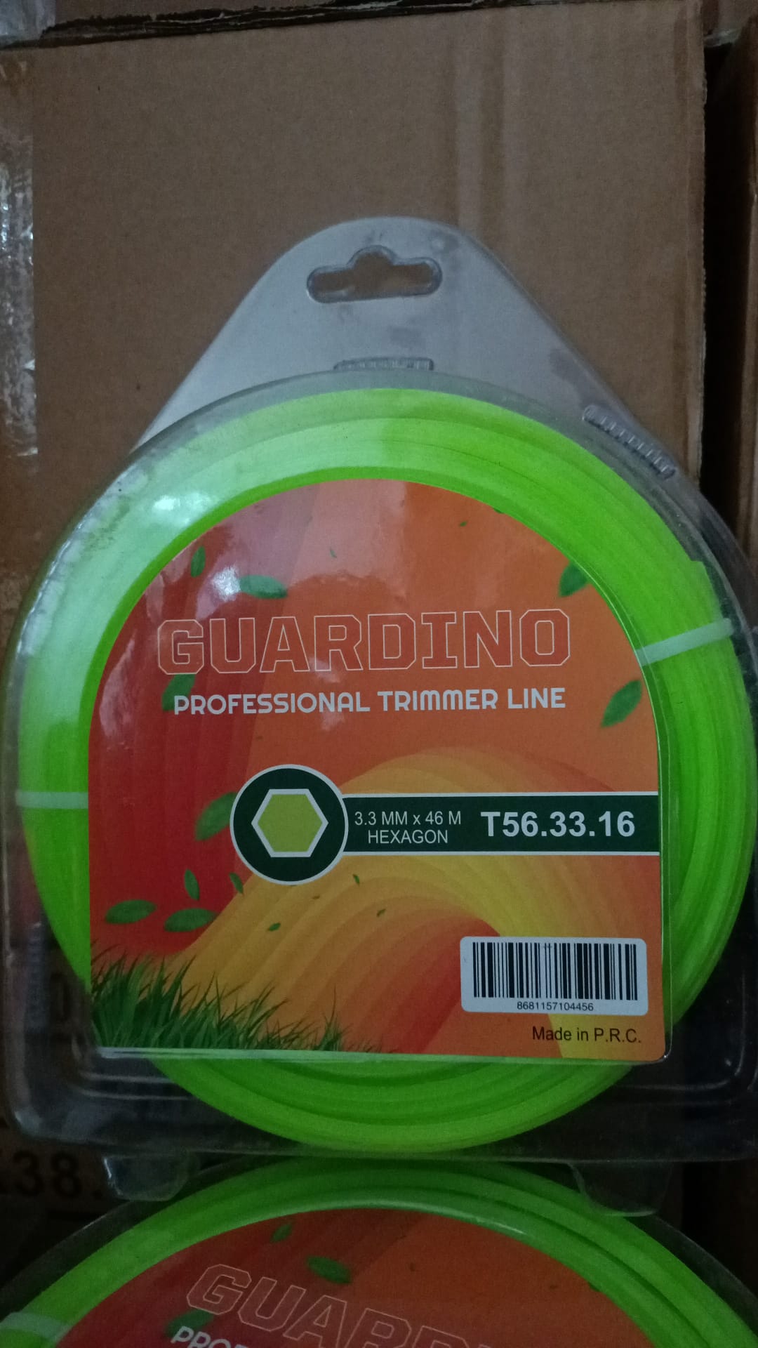 GUARDİNO MİSİNA 3,3 MM SARI 6 KÖŞE